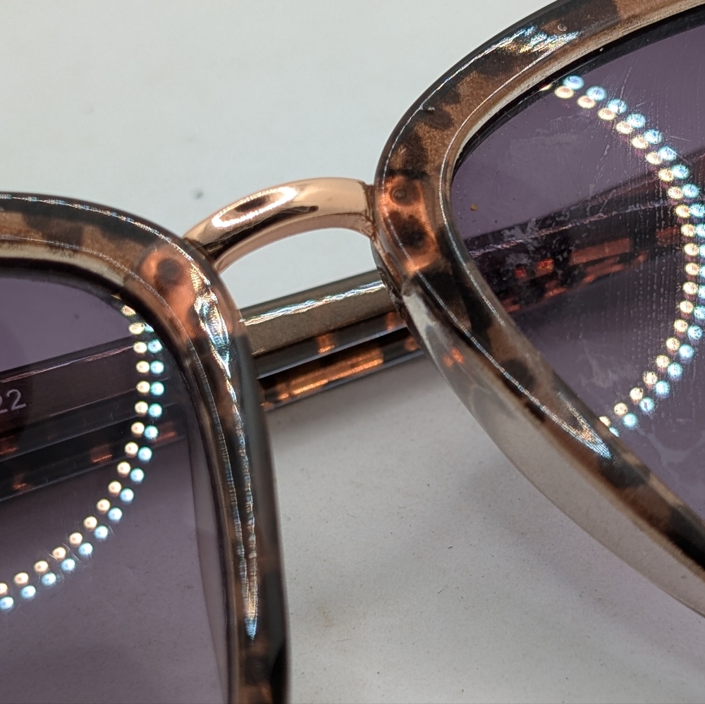 Steve Madden Leopard Print Cat-Eye Sunglasses EUC - Picture 11 of 11